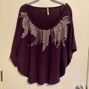 MULATA DOLMAN SLEEVE TOP-LG EUC